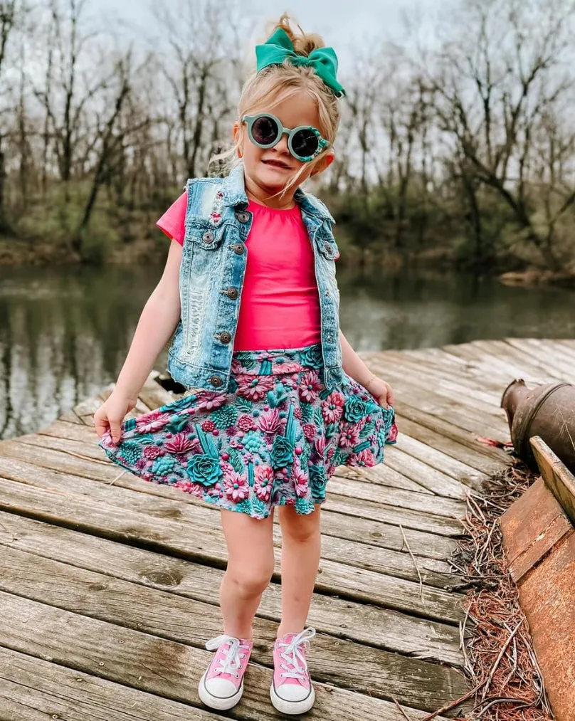 2 left! 3/4 & 7/8yr ~ Cap Sleeve Top ~ Watermelon