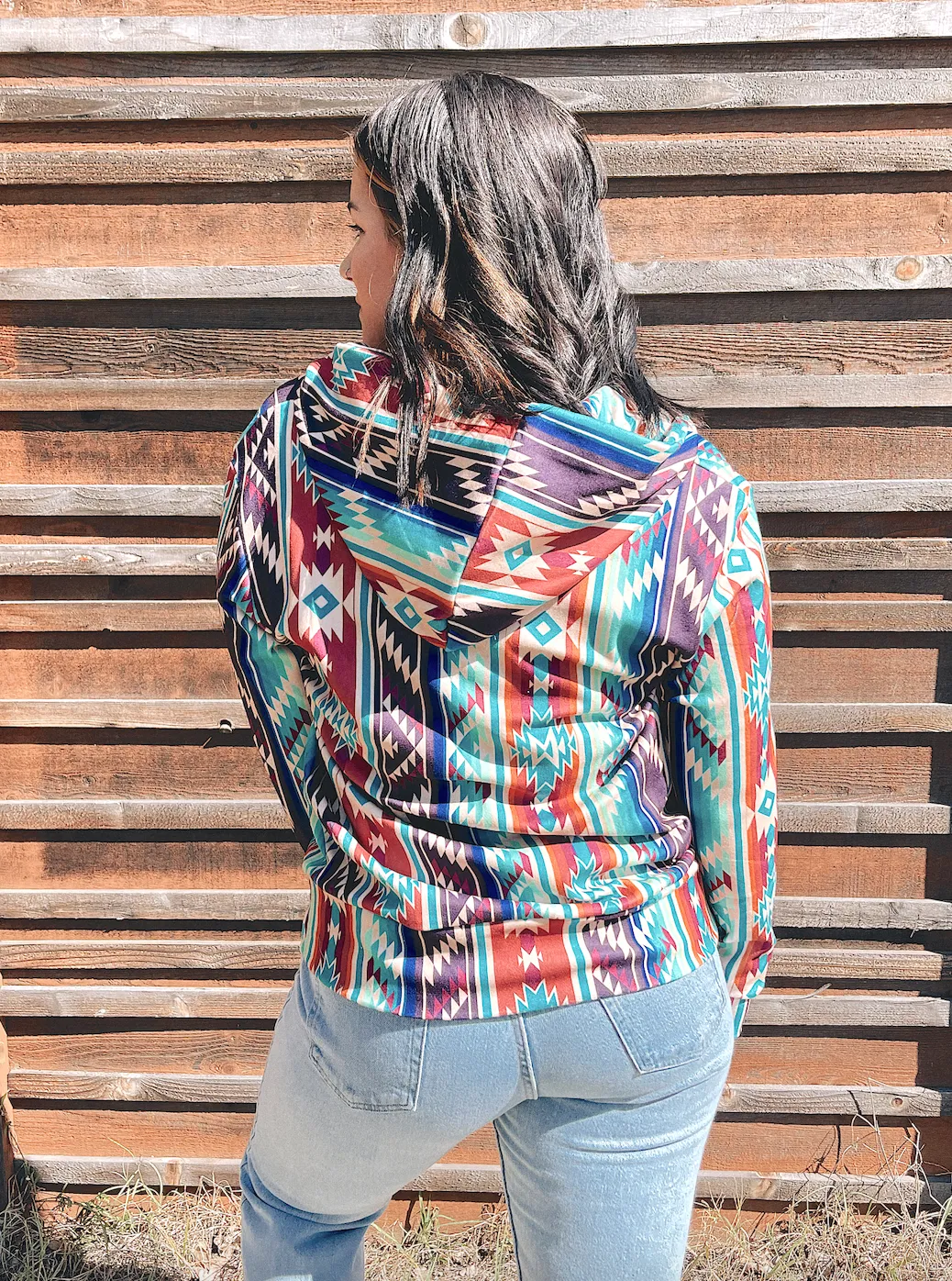 Absolutely Aztec Hoodie | Tops