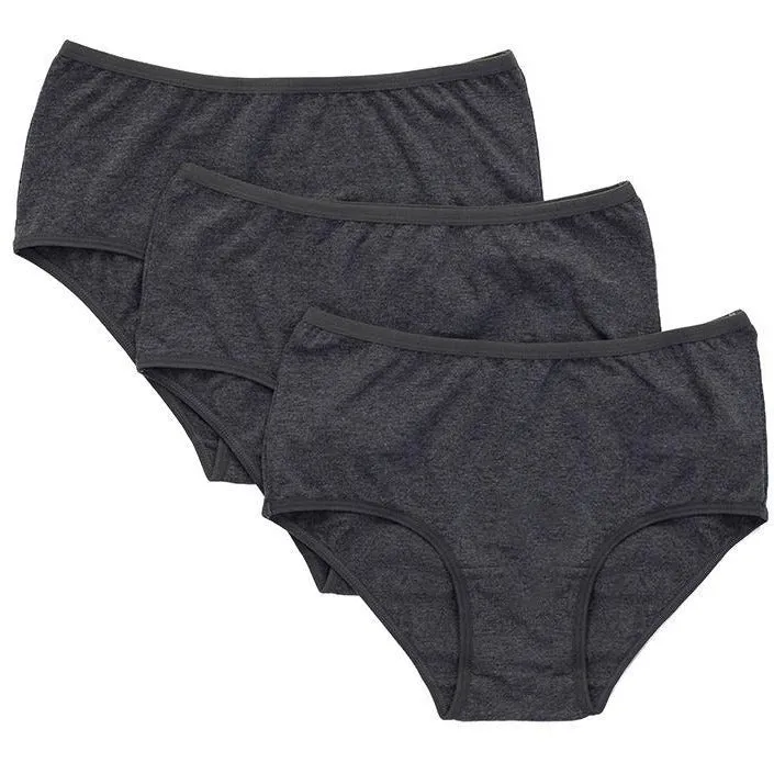 Gemsli Ultra Comfort Cotton Hipsters Solid Color  3 Pair Pack 3105