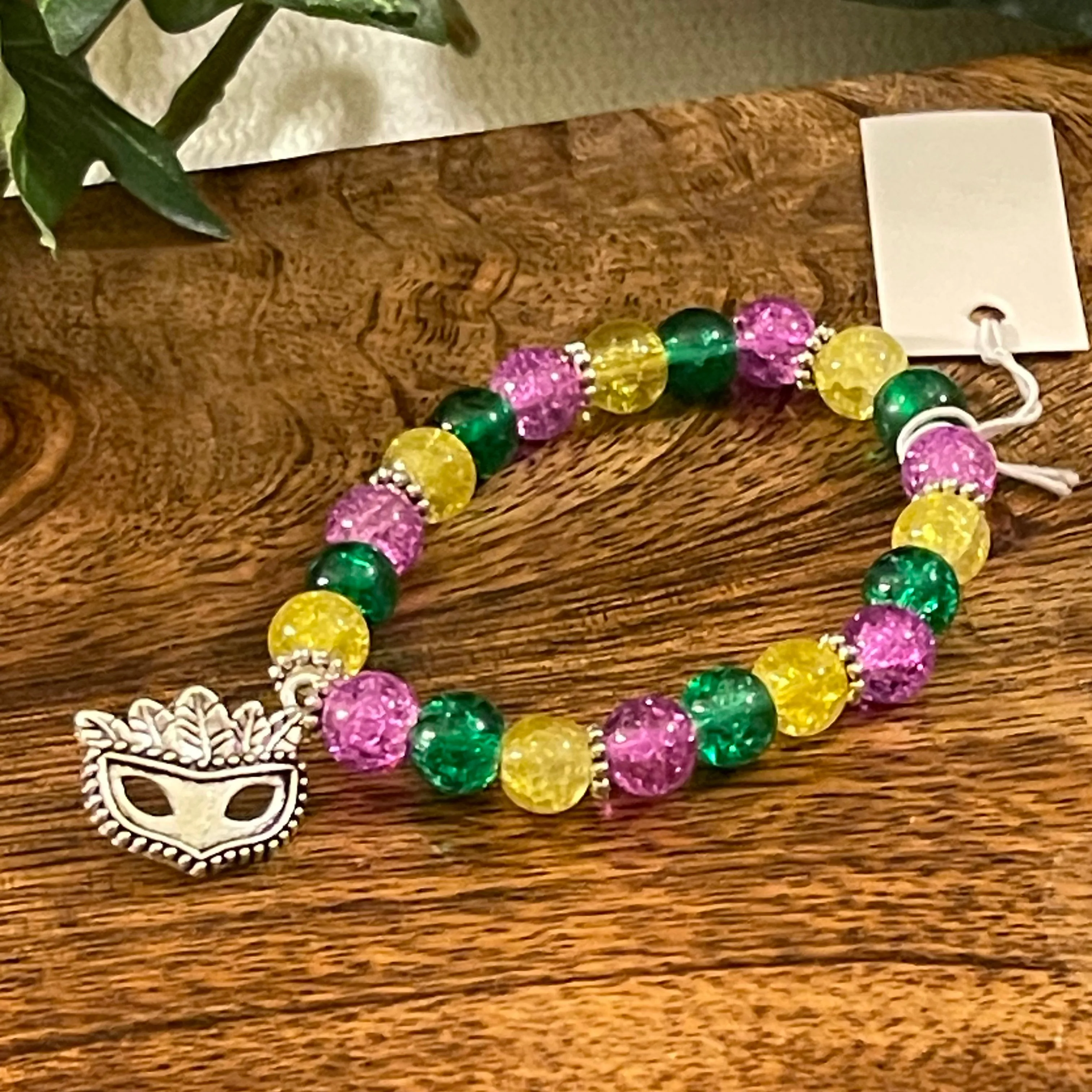 Girls Mardi Gras Bracelet