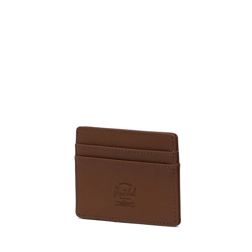 Herschel Charlie Cardholder Vegan OS Accessories Saddle Brown