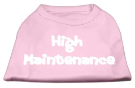 High Maintenance Screen Print Shirts  Purple L (14)