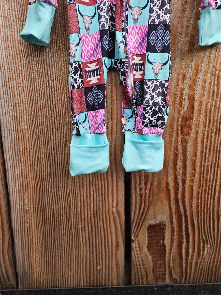 Howdy Patchwork Pajamas