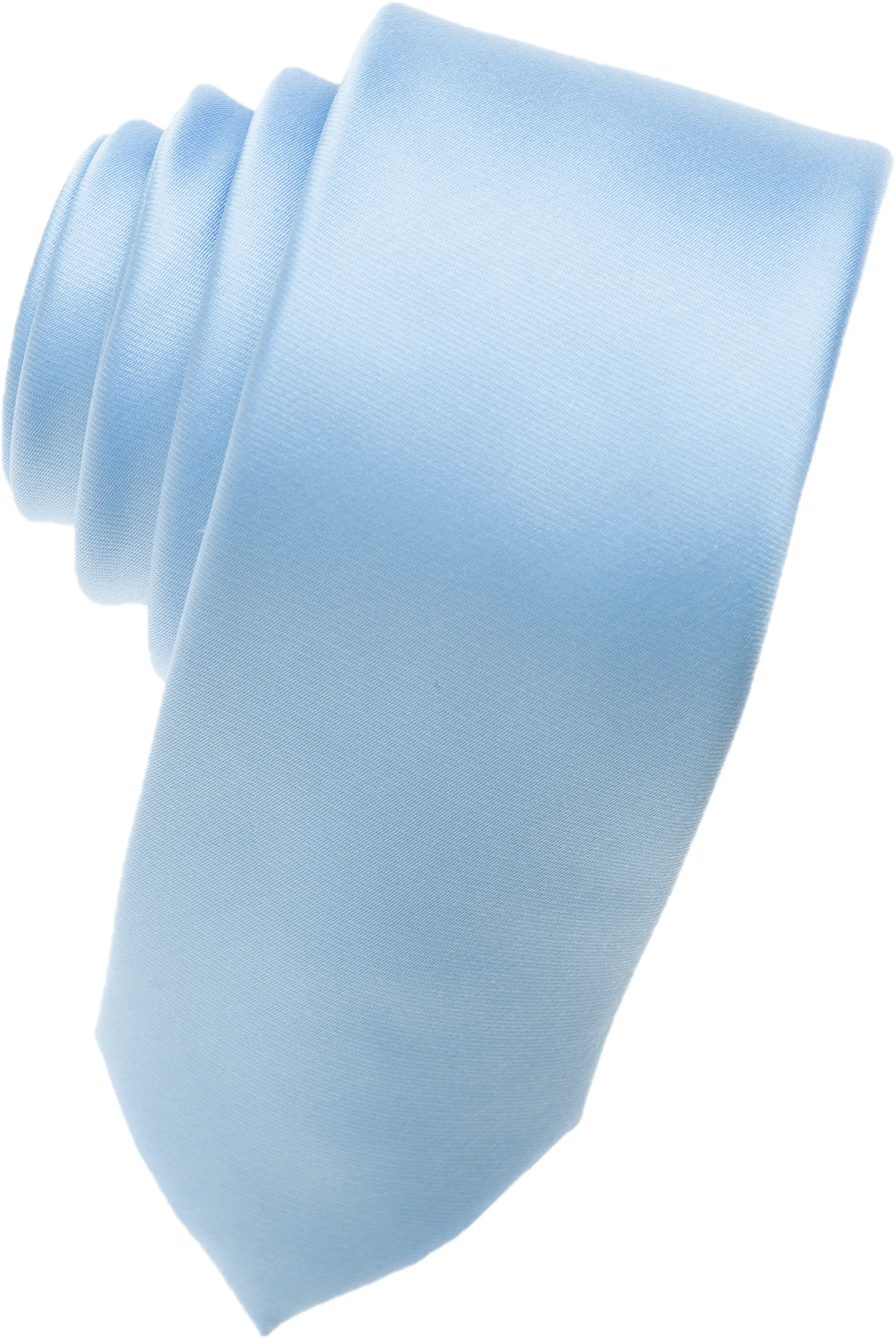 L. Blue Skinny Necktie