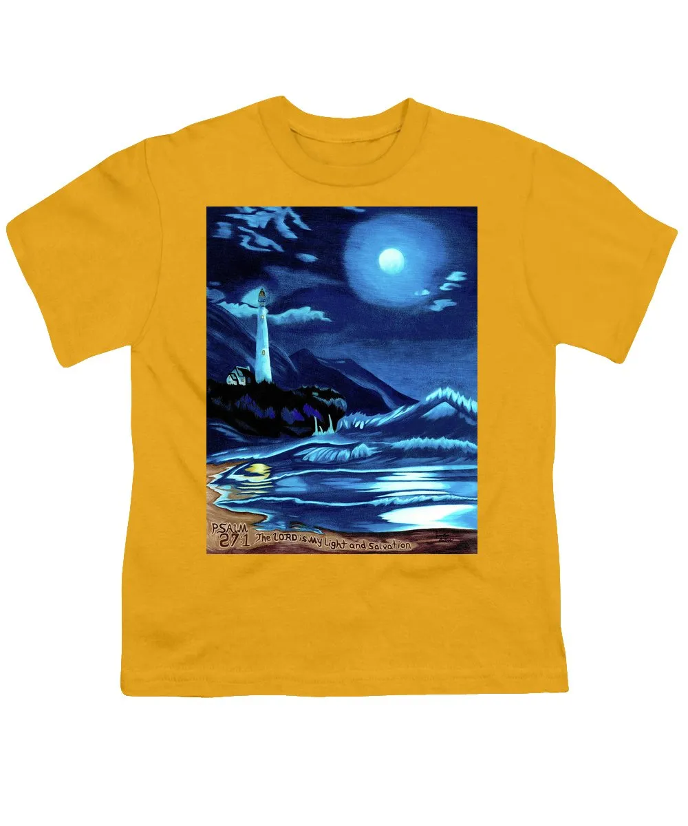 Lighthouse Moonlit Sky - Youth T-Shirt