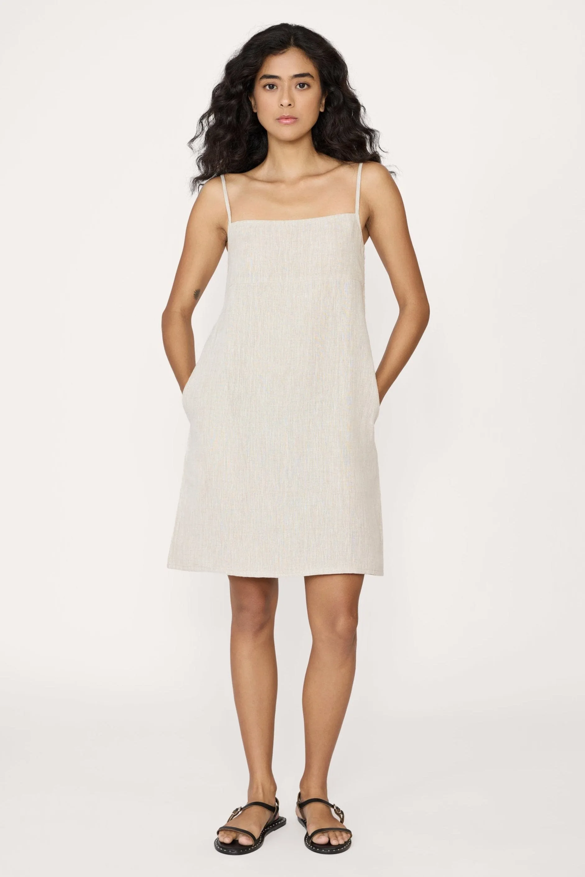 Linen Mini Dress - Sample