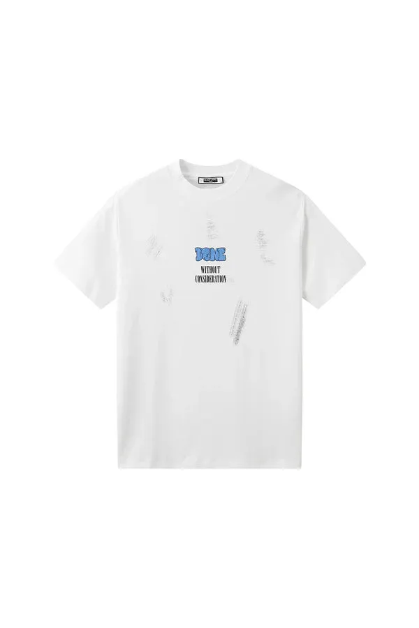 Men Black Label "DON'T STOP" T-Shirt (White)