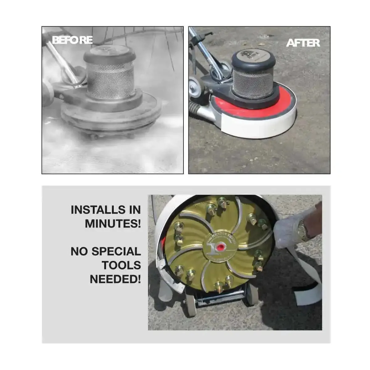 Pearl Hawk Concrete Buffer Accessories