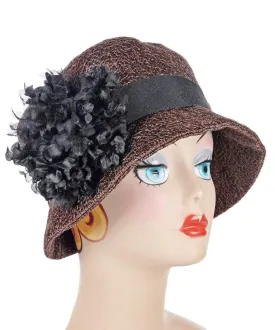 Samantha Hat Style - Tumbleweed in Chocolate (One Medium Left!)