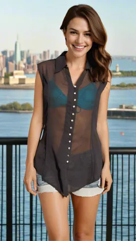 Sheer Summer Tops from La Moda