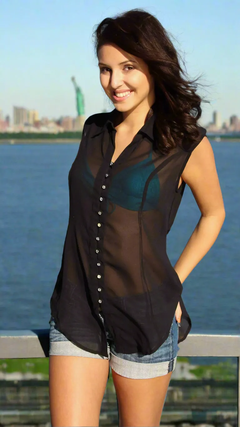 Sheer Summer Tops from La Moda