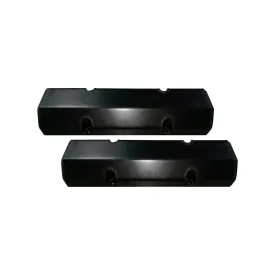 Triple X Sprint Car Fabricated Aluminum Valve Covers - Black
