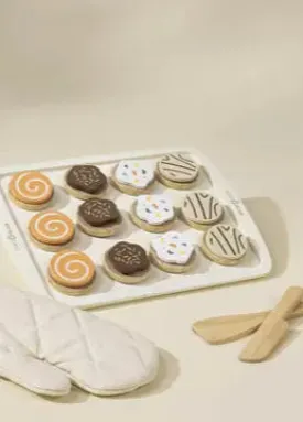 Wooden Cookies Playset and Accessories